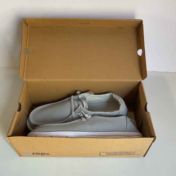 Drope Kate Shoes Ice Grey Size 9M Men’s Lightweight Comfort Casual Loafers - Picture 10 of 11